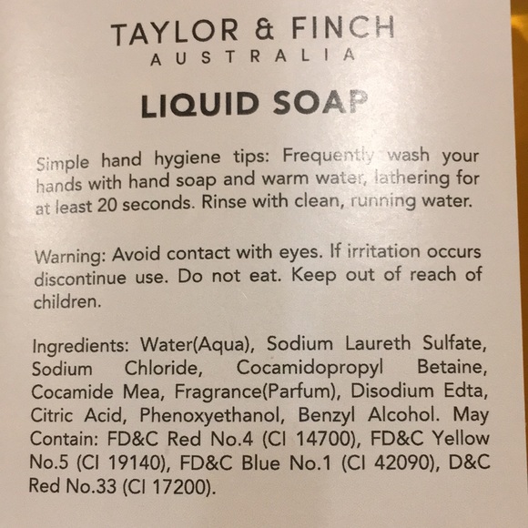 Taylor Finch Australia Sweet Cinnamon Pumpkin Scented Hand Soap XL 24 oz NWT - Picture 9 of 15